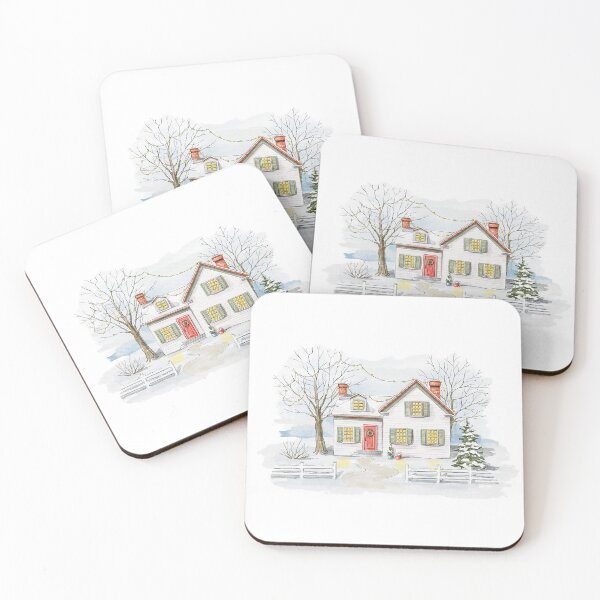 Item preview, December Watercolour House designed and sold by VibrantGifts.