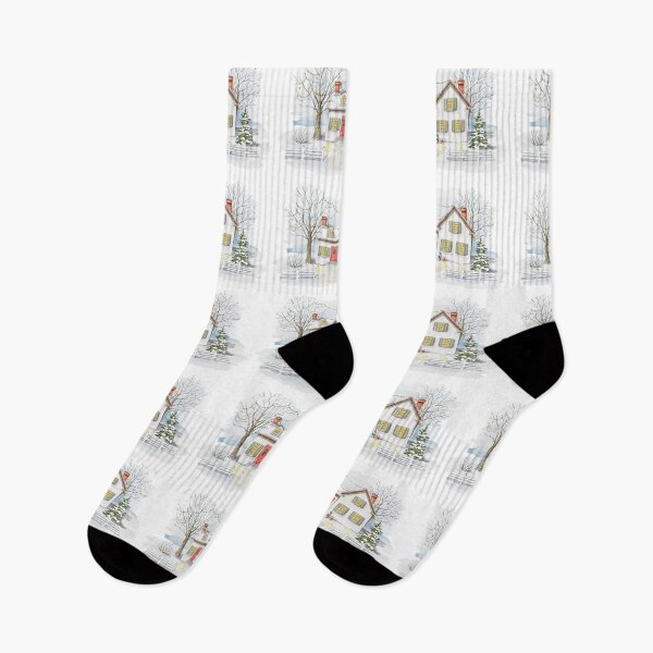 Item preview, December Watercolour House designed and sold by VibrantGifts.