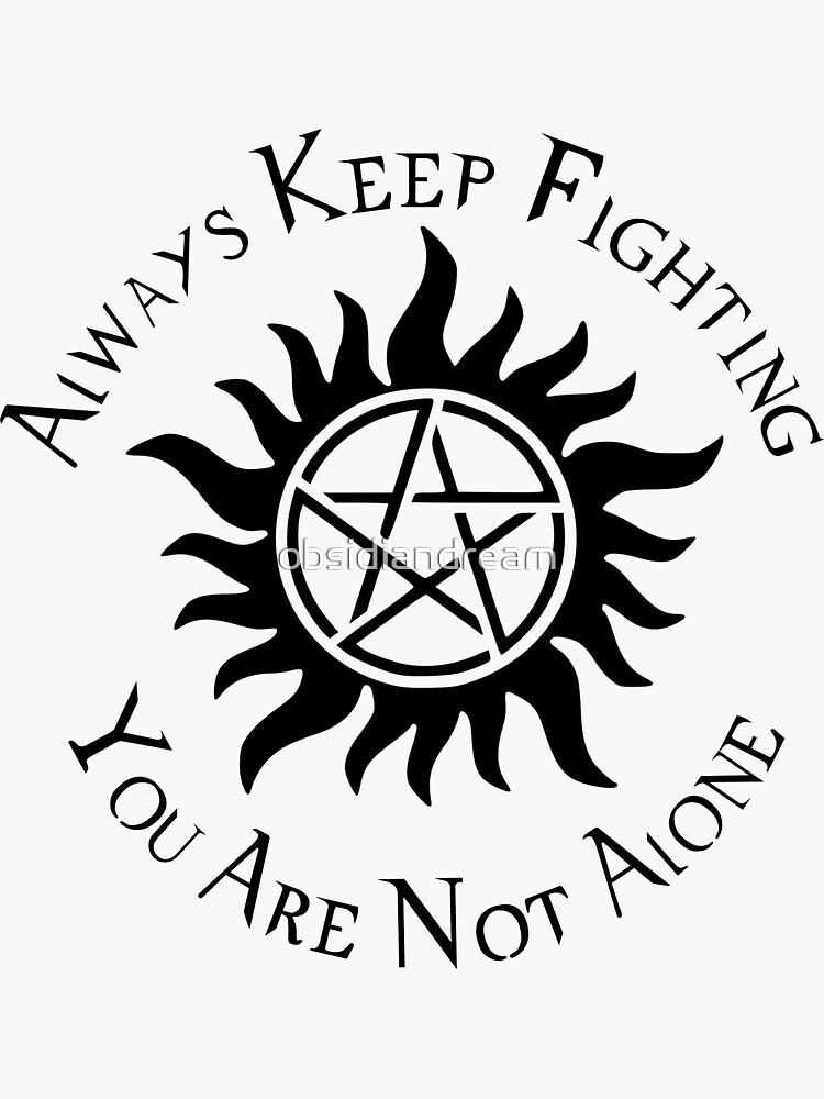 supernatural you are not alone t shirt