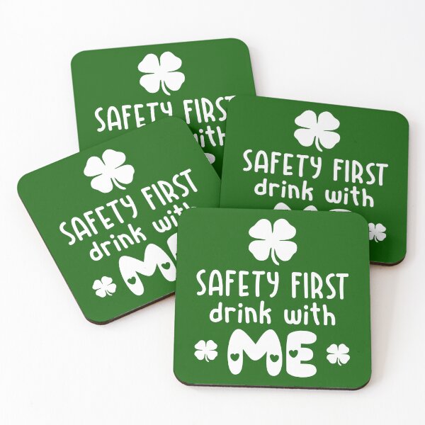 Item preview, safety first drink with me designed and sold by PUNCH ME IN SHOP.