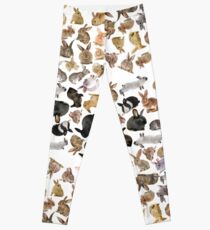 Bunny Rabbit Collage Leggings
