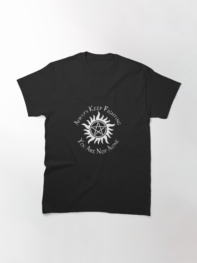 supernatural you are not alone t shirt