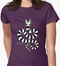 beetlejuice - sandworm Women's Fitted T-Shirt