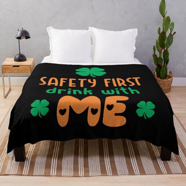 Item preview, safety first drink with me designed and sold by PUNCH ME IN SHOP.