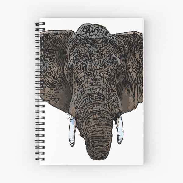 Item preview, elephant head vector ilustration designed and sold by ranker666.
