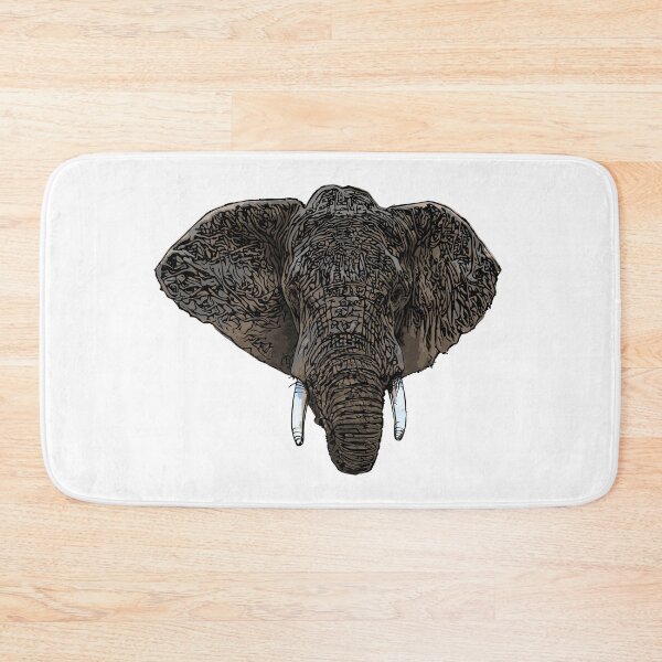 Item preview, elephant head vector ilustration designed and sold by ranker666.