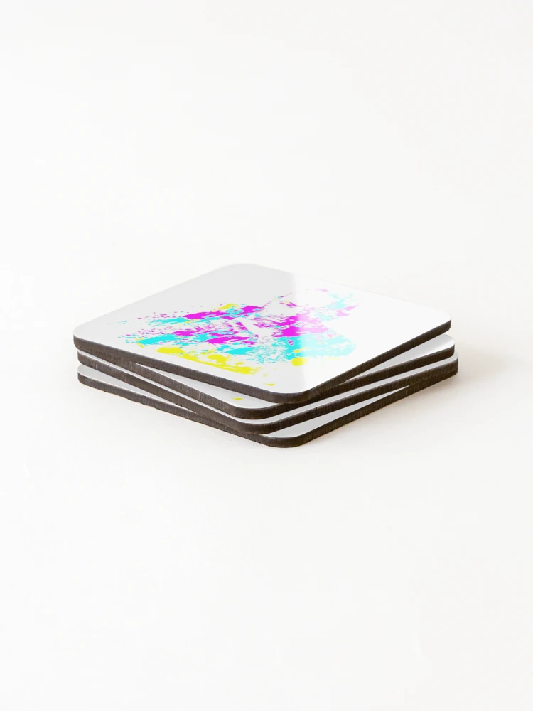 Thumbnail 4 of 5, Coasters (Set of 4), Joe Rogan Paint Splatter designed and sold by Ratch2929.