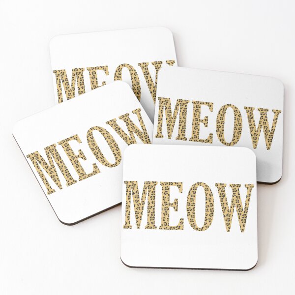 Item preview, Meow - Leopard Fur (dark edition) designed and sold by OrNissimDesigns.
