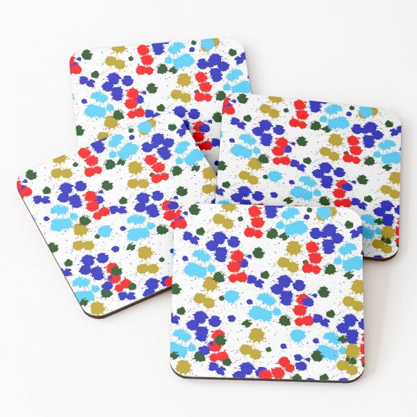 Item preview, Colorful blobs of paint, artist designed and sold by Kirei-Lily.