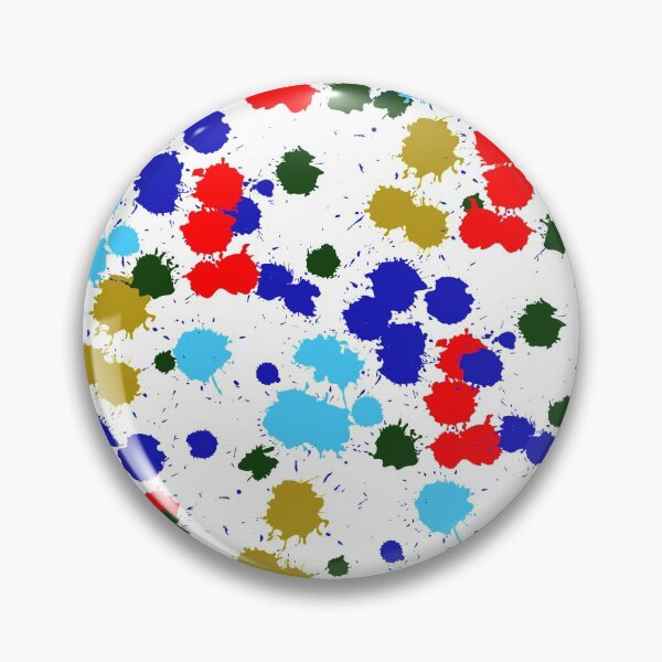 Item preview, Colorful blobs of paint, artist designed and sold by Kirei-Lily.