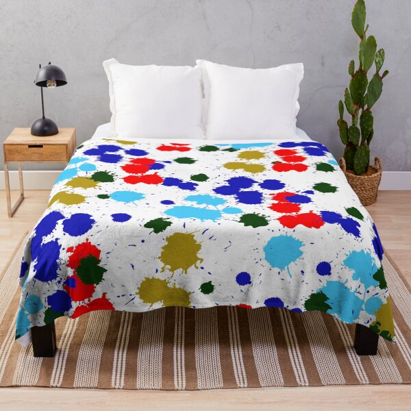 Item preview, Colorful blobs of paint, artist designed and sold by Kirei-Lily.