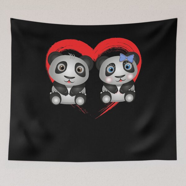 Item preview, Panda Love Gift Valentine's Day Better Half designed and sold by besTmanuFacture.