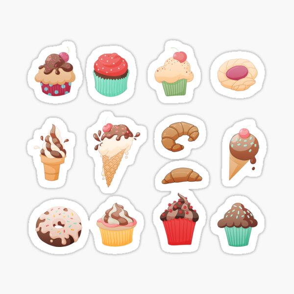 Desserts Sticker