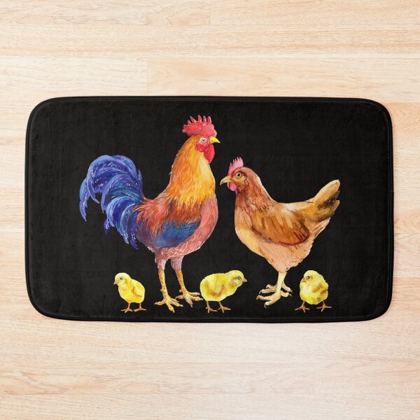 Item preview, Chicken And Rooster Watercolor designed and sold by virilamissa.
