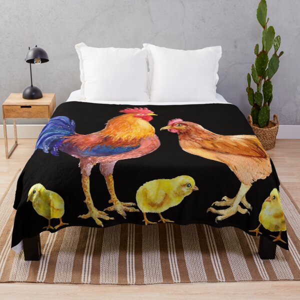Item preview, Chicken And Rooster Watercolor designed and sold by virilamissa.