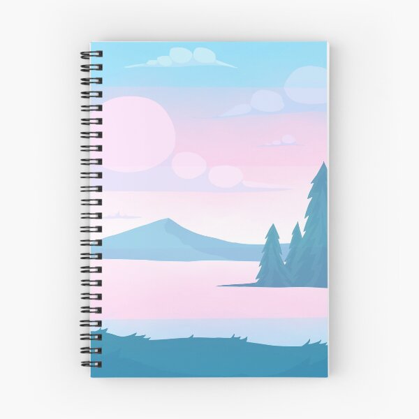 Item preview, trans pride flag landscape art designed and sold by ForTheFrogWar.