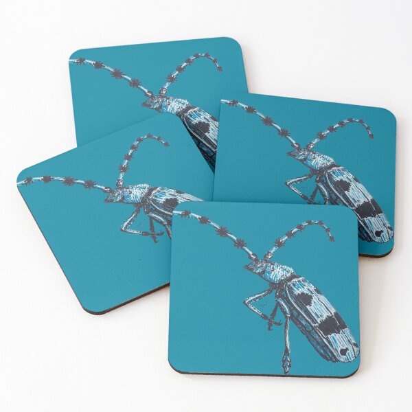 Item preview, Alpine longhorn beetle (drawn) designed and sold by AndersArtig.