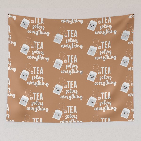 Item preview, Tea Solves Everything (Well Almost!) designed and sold by VicEllisArt.