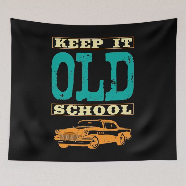 Item preview, Keep It Old School Accelerate Rear-Wheel Drive Muscle Car Car Race Travel Garage Vehicle Driver Ride On Racing designed and sold by shirti.
