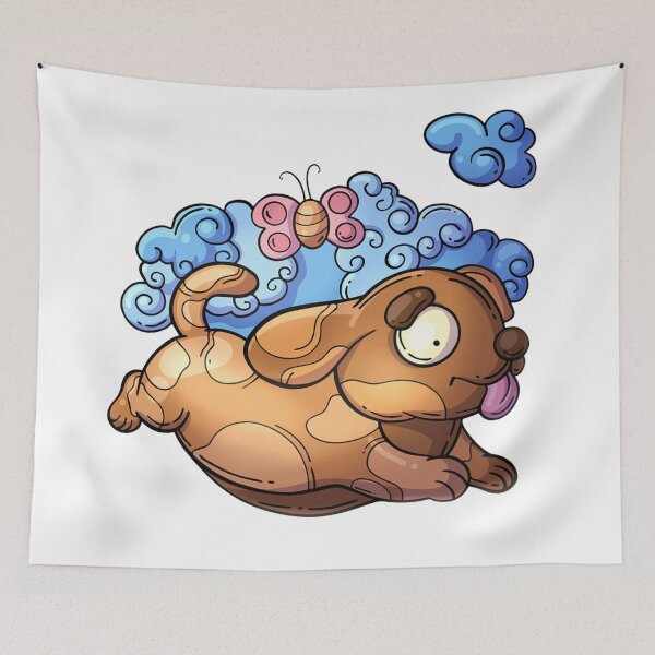 Item preview, funny dachshund jumping and rejoicing designed and sold by zanbo.