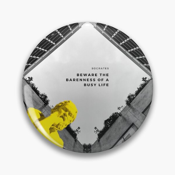 Item preview, Socrates: Beware the Barenness of a Busy Life designed and sold by MariaHaley.