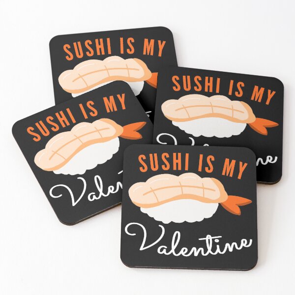 Item preview, Sushi Is My Valentine, Ebi Nigiri, Shrimp  designed and sold by Nadisth.