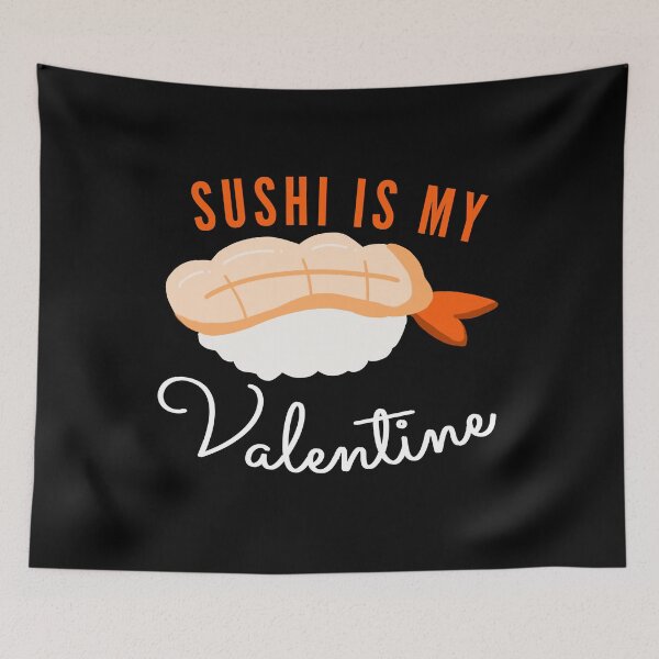 Item preview, Sushi Is My Valentine, Ebi Nigiri, Shrimp  designed and sold by Nadisth.