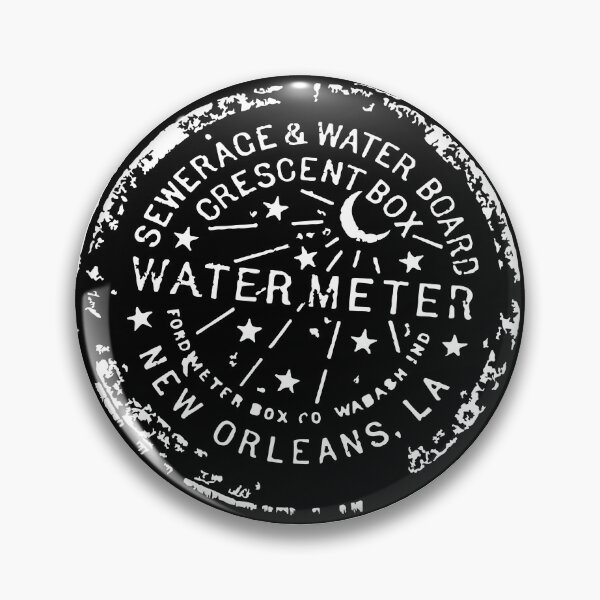 Item preview, New Orleans Water Meter | Sticker | Mugs | Clocks | Bags designed and sold by killerdye.