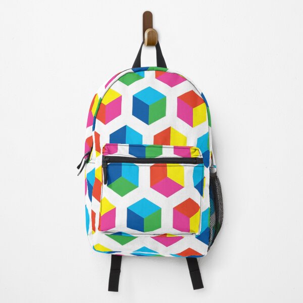 Item preview, Geometric Pattern 90 (colorful cubes) designed and sold by Geometric Patterns.