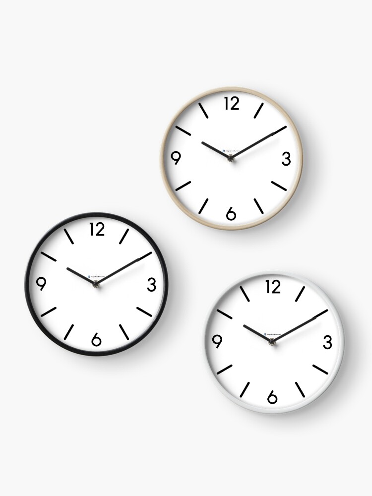 Clock, Simple dial designed and sold by reIntegration