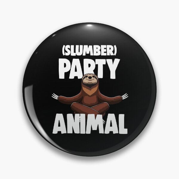 Item preview, Slumber Party Animal Sloth Sleepover Squad Pajama designed and sold by Bendthetrend.