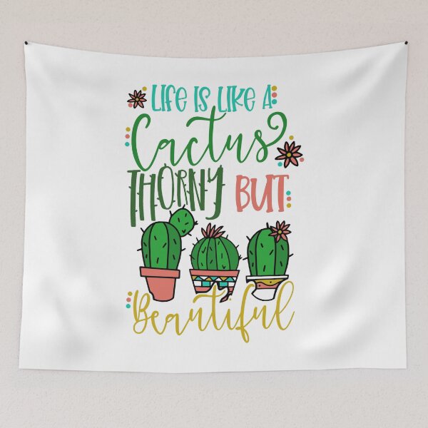 Item preview, life is like a cactus funny cactus succulent designed and sold by GoodyLeo.