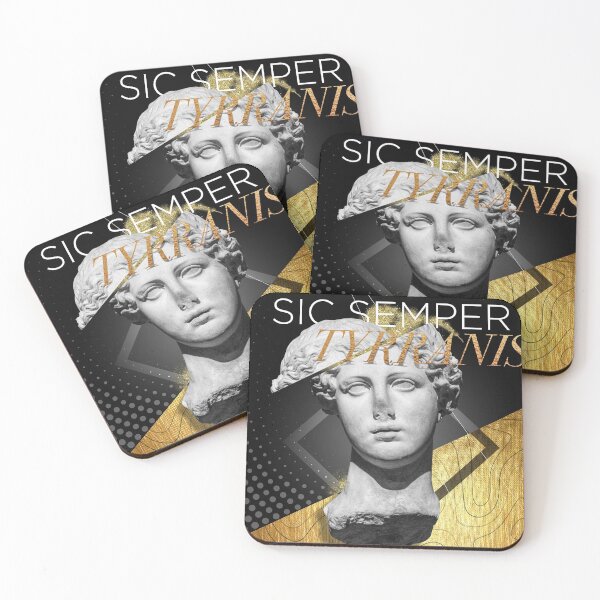 Item preview, Contemporany Graphic Composition with Classic Sculpture - Sic Semper Tyrranis designed and sold by ThePortShop.