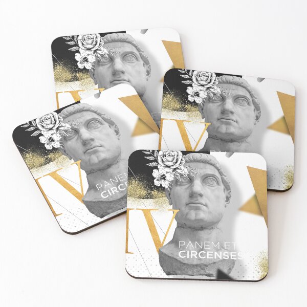 Item preview, Contemporany Graphic Composition with Classic Sculpture - Panem Et Circenses designed and sold by ThePortShop.