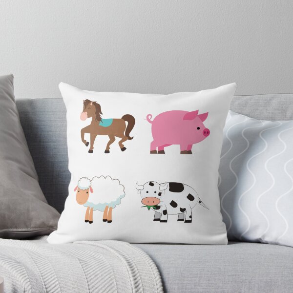 Item preview, Farm Animal Stickers, Peel and Stick designed and sold by AMS-ART.