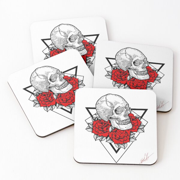 Item preview, Skull and Roses  designed and sold by C. Creative.