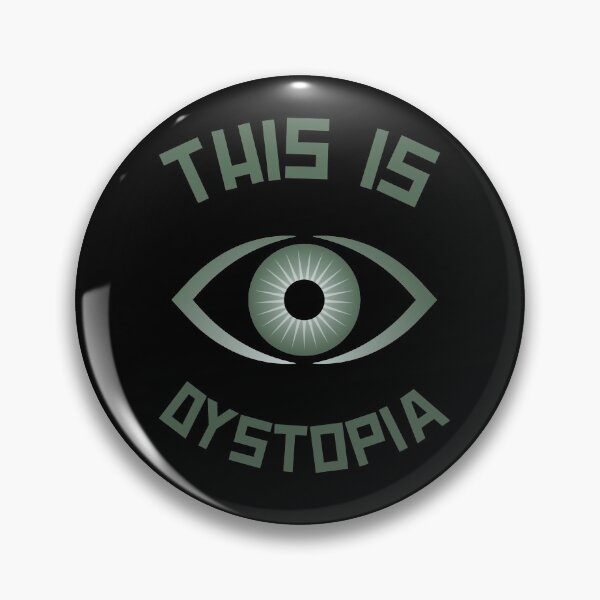 Item preview, This Is Dystopian | Dystopian Green Eye designed and sold by DanLopesMerch.