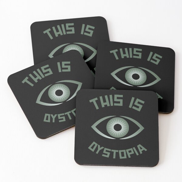 Item preview, This Is Dystopian | Dystopian Green Eye designed and sold by DanLopesMerch.