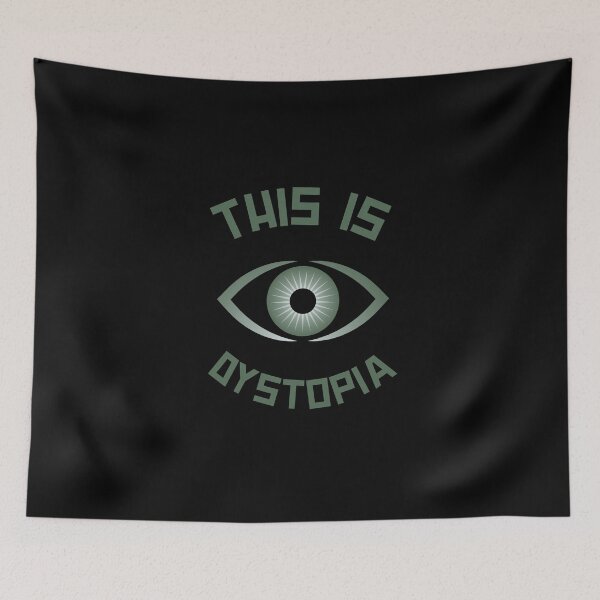 Item preview, This Is Dystopian | Dystopian Green Eye designed and sold by DanLopesMerch.