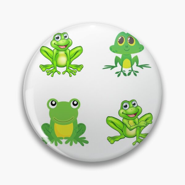 Item preview, Frog Stickers, Peel and Stick designed and sold by AMS-ART.