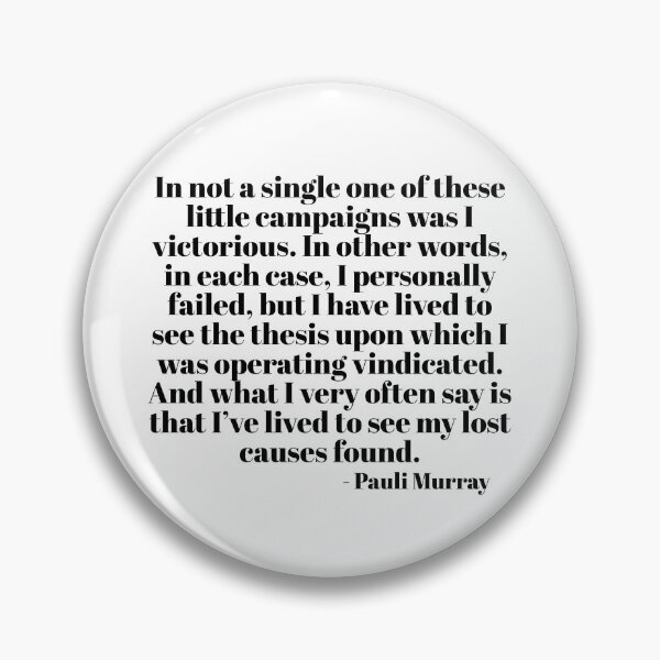 Item preview, Pauli Murray on Lost Causes designed and sold by Yviemakes.