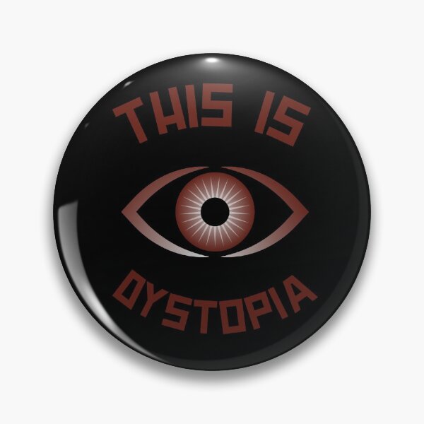 Item preview, This Is Dystopian | Dystopian Red Eye designed and sold by DanLopesMerch.