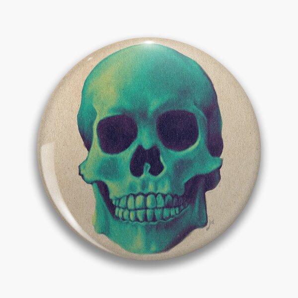 Item preview, Emerald Skull designed and sold by Justdoodlins.