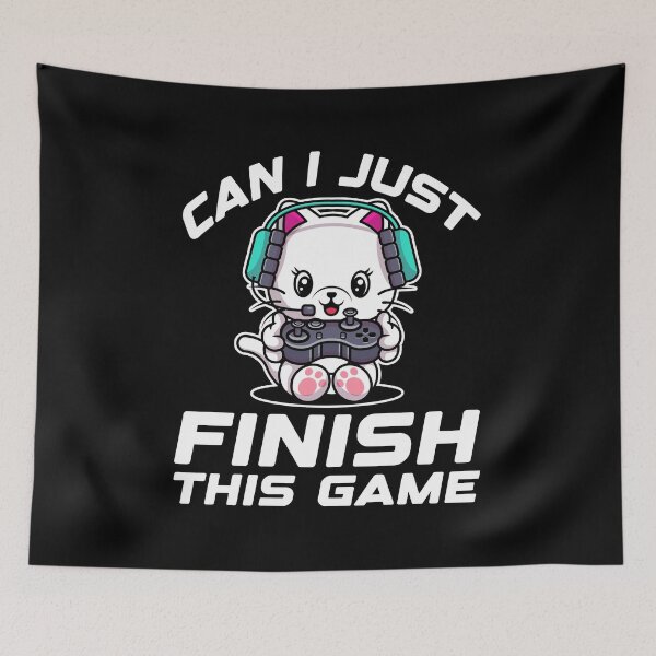 Item preview, Can I just finish this game. Funny Gamer Gift Idea designed and sold by AS-Shirts.