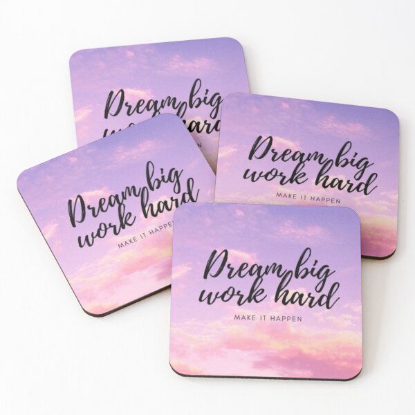 Item preview, Dream Big, Work Hard, Make it happen designed and sold by rachealdias.