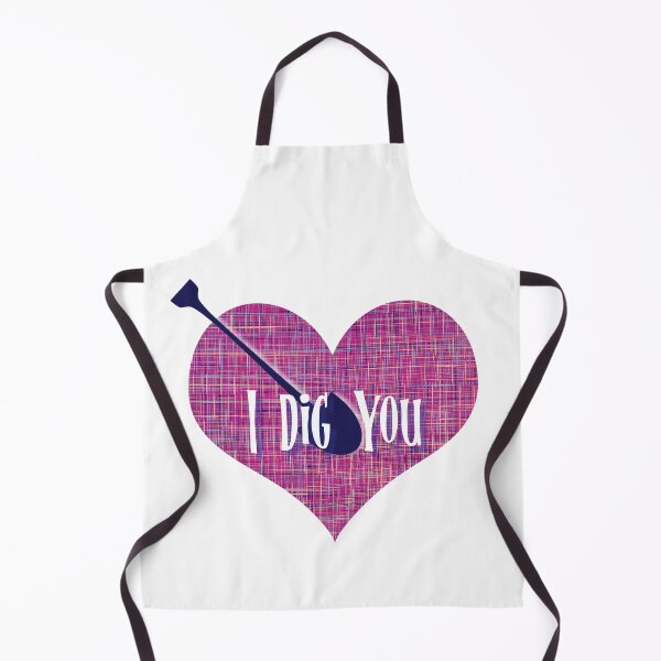 Item preview, I Dig You Valentine’s Day Abstract Pink Grid Heart with Arrow designed and sold by AMSonArt.