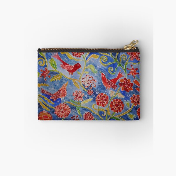 Item preview, Birds on doodle flowers designed and sold by Casimirasart.
