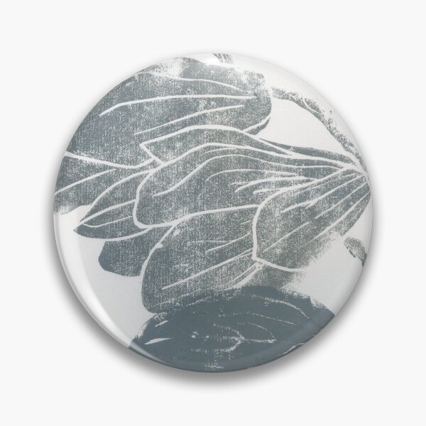 Item preview, grey magnolias: linocut designed and sold by kosarandrea.