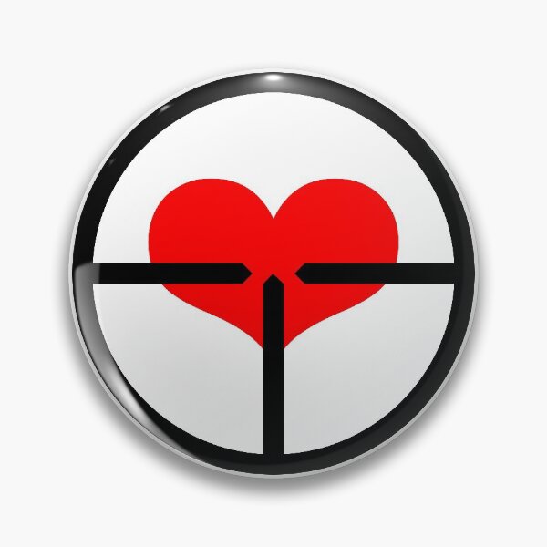Item preview, heart ,  targeted at heart, reticule, viewfinder, target graphics, designed and sold by Danler.