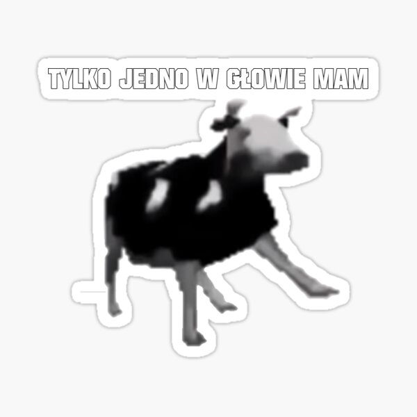 Polish Cow Song Stickers Redbubble